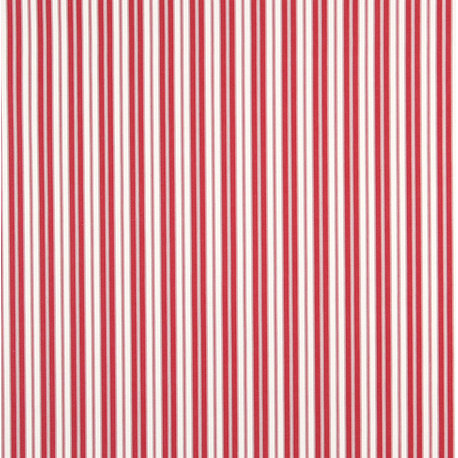 Red, Ticking Stripe Indoor Outdoor Marine Acrylic Upholstery Fabric By The Yard