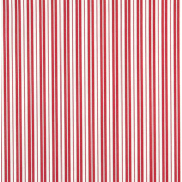 Red, Ticking Stripe Indoor Outdoor Marine Acrylic Upholstery Fabric By The Yard