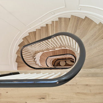 Project #131 | Three-Story Elliptical Staircase in Historic Home