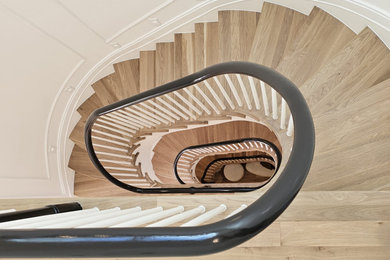 Example of a classic staircase design in DC Metro