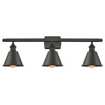 Innovations Lighting - Smithfield 3-Light Dimmable LED Bath Fixture, Oil Rubbed Bronze - A truly dynamic fixture, the Ballston fits seamlessly amidst most decor styles. Its sleek design and vast offering of finishes and shade options makes the Ballston an easy choice for all homes.