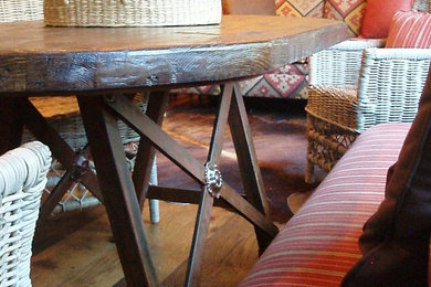 Mountain style dining room photo in Other