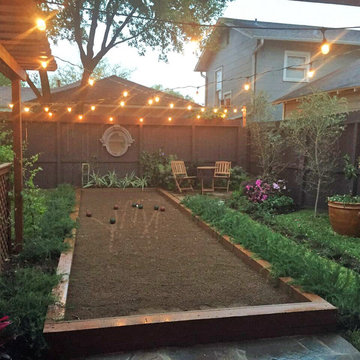 Bocce ball and food in Montrose