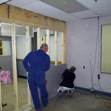 Step 1 - Install Koro-Sound to wall studs with fasteners.