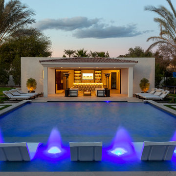 Paradise Valley Pool Night Shot
