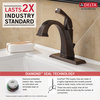 Delta Dryden Single Handle Bathroom Faucet, Venetian Bronze, 551-RB-DST