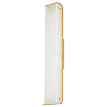 Hera LED Wall Sconce in Vintage Brass