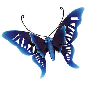 Metal Butterfly Wall Decor With Ornate Wings Contemporary Outdoor Wall Art By Pier Surplus