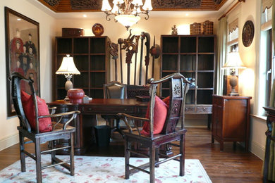 Пример оригинального дизайна: кабинет в восточном стиле