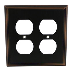 Cosmas - Cosmas Decorative Wall Plates/Outlet Cover, Oil Rubbed Bronze, 65000 Series - Switch Plates And Outlet Covers
