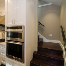 stairs up to kitchen