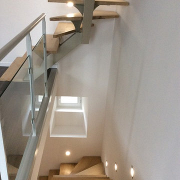 Division d'une maison de village en 4 appartements