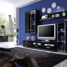 Modern floating entertainment center