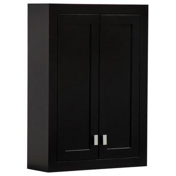 Madison Collection Wall Cabinet, Espresso