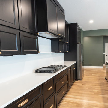 Overland Park Kitchen Remodel with Pantry Addition + Speakeasy Powder Bath