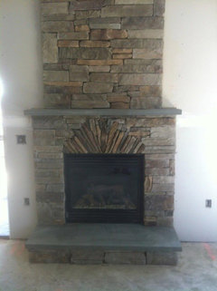 Stone Granite Slate Or Ceramic Fireplace Surround
