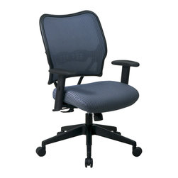 Deluxe Blue Back Executive Mesh Office Chair - Office Chairs