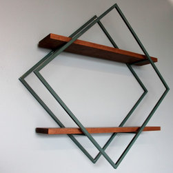 Modern Diamond Shelves - Display And Wall Shelves 