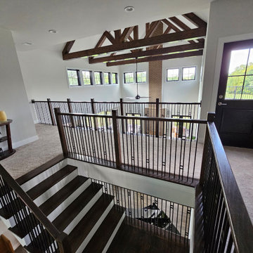 Project #109 | U-Shaped Stairs in Countryside Retreat