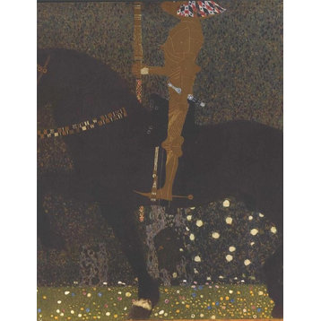 Gustav Klimt The Golden Knight, 21"x28" Wall Decal Print
