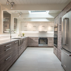 Walnut Flat Panel Doors - Kitchen Cabinetry