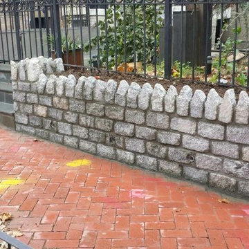 Stone Retaining Wall in Washington DC - Capitol Hill