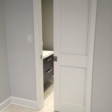 Stéphanie Fortier Design - Shaker style pocket door