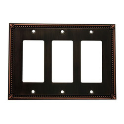 Cosmas - Cosmas Decorative Wall Plates/Outlet Cover, Oil Rubbed Bronze, 44000 Series - Switch Plates And Outlet Covers