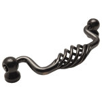 Cosmas - Cosmas 9993-96ORB Oil Rubbed Bronze Birdcage Cabinet Pull, 3-3/4" Hole Centers - Hole Centers / Drilling: 3-3/4"