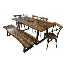 live edge or stump dining tables