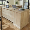 Home Square 2-Piece Set with L-Shaped Desk & Small Filing Cabinet Credenza