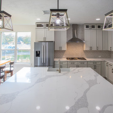 New Kitchen and whole house flooring, open big space at Connie ln