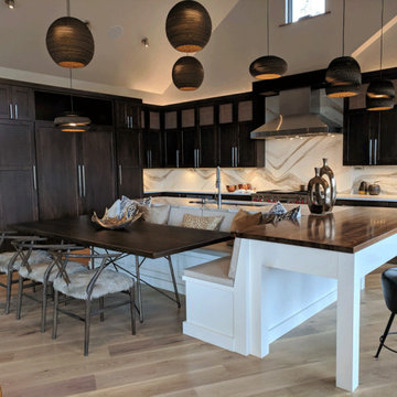 Frisco, CO - Contemporary - Walnut Kitchen Countertop