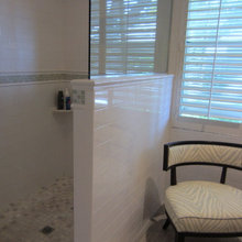 Shower tile work