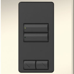 Lutron seeTouch keypad from the architectural metal finish collection - Lighting