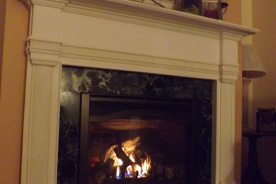 White Mantel Fireplace Insert Allentown