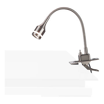 Prospect LED Clip Lamp, Steel