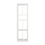 Eurostyle Ryn 72 Inch Shelving Unit in White Lacquer