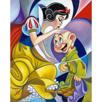 Disney Fine Art A Special Kiss by Tim Rogerson, Gallery Wrapped Giclee