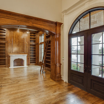 double wrought iron doors