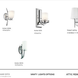 Attic Remodel - Bathroom Vanity Lighting