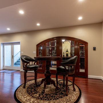 Amazing Basement Remodel, with Irresistible Wine Cellar in Ashburn VA