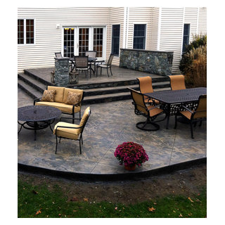 2013 Decorative Concrete Award Winning Design - Traditional - Patio ...