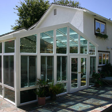 Sunroom and patio enclosures with vaulted ceilings