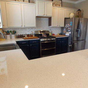 Hint of Blue- Kitchen Remodel