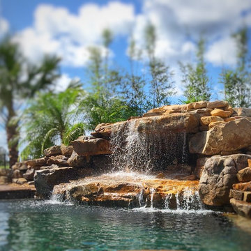 Rock Waterfall