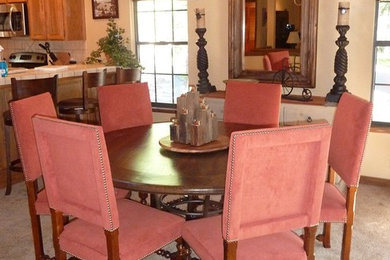 Example of an eclectic dining room design in San Francisco