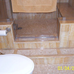 Onyx mosaic; floor & walls - Flooring