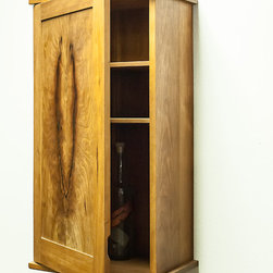Solid Cherry Krenovian Style Whiskey Cabinet - Medicine Cabinets
