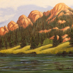 Lily Lake, Rocky Mountain National Park - Paintings